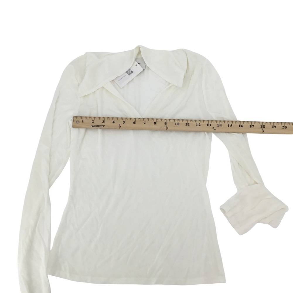 Reformation white Satin Top small - Picture 5 of 5